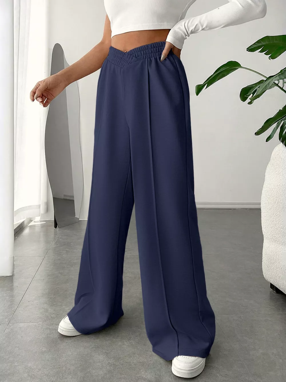 Wide Leg High Waist Pants, image 4