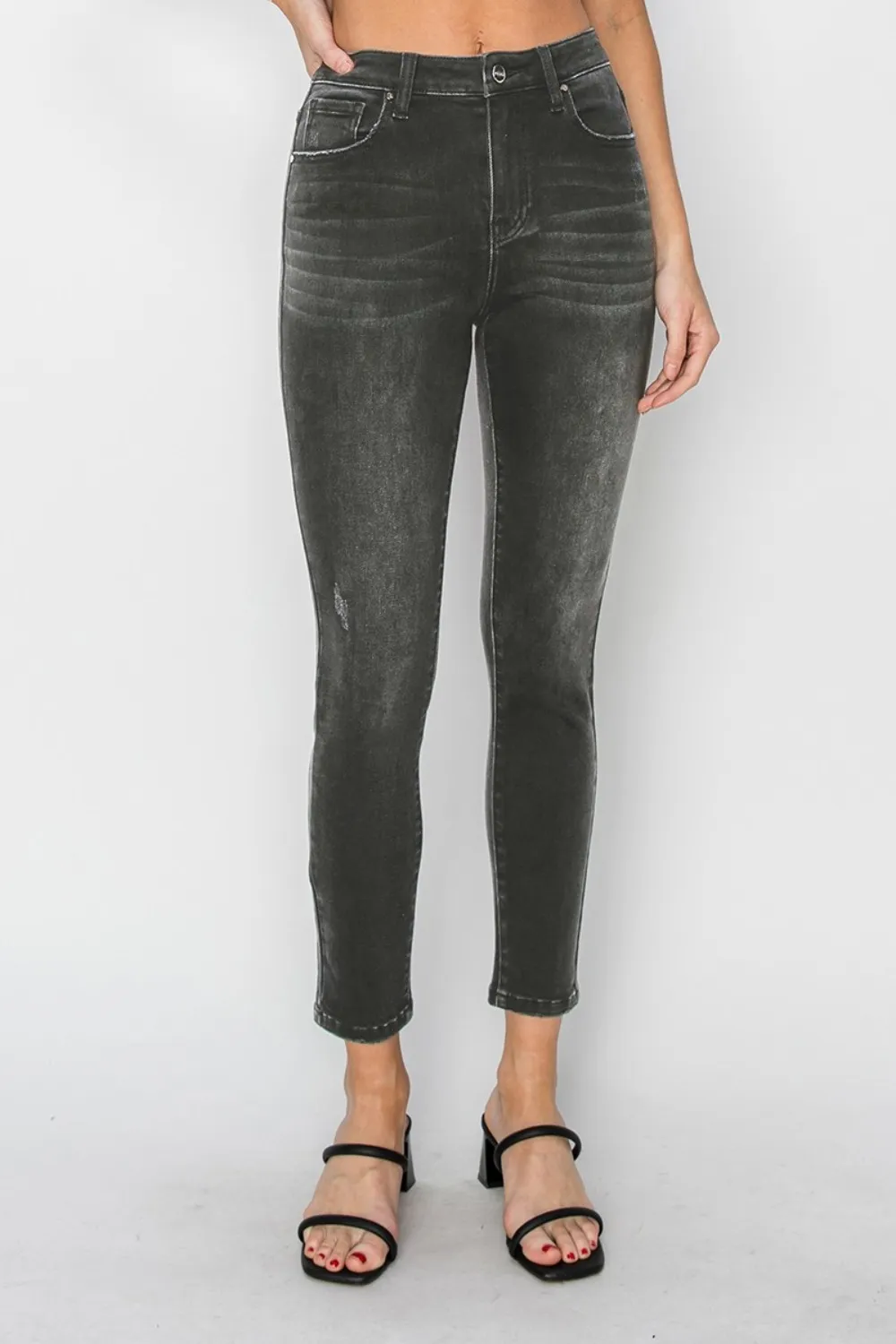 Full Size High Rise Ankle Skinny Jeans, image 4