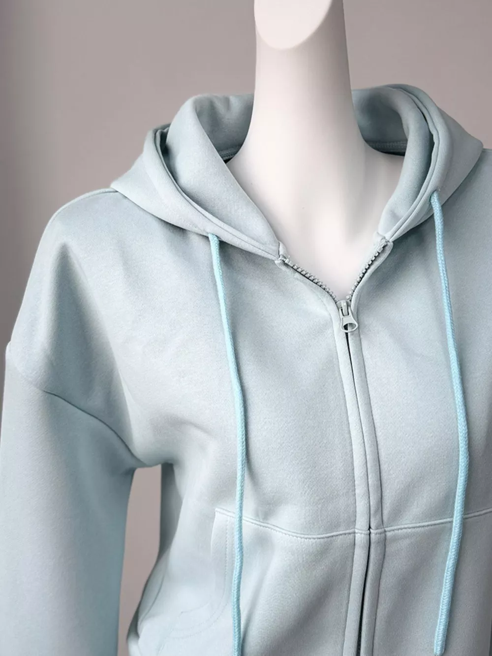 Zip-Up Hoodie and Sweatpants Set, image 6