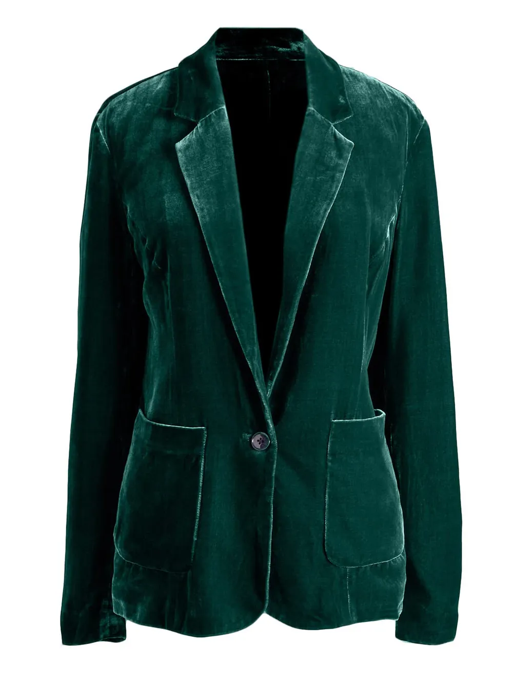 Pocketed Button Up Lapel Collar Blazer, image 18