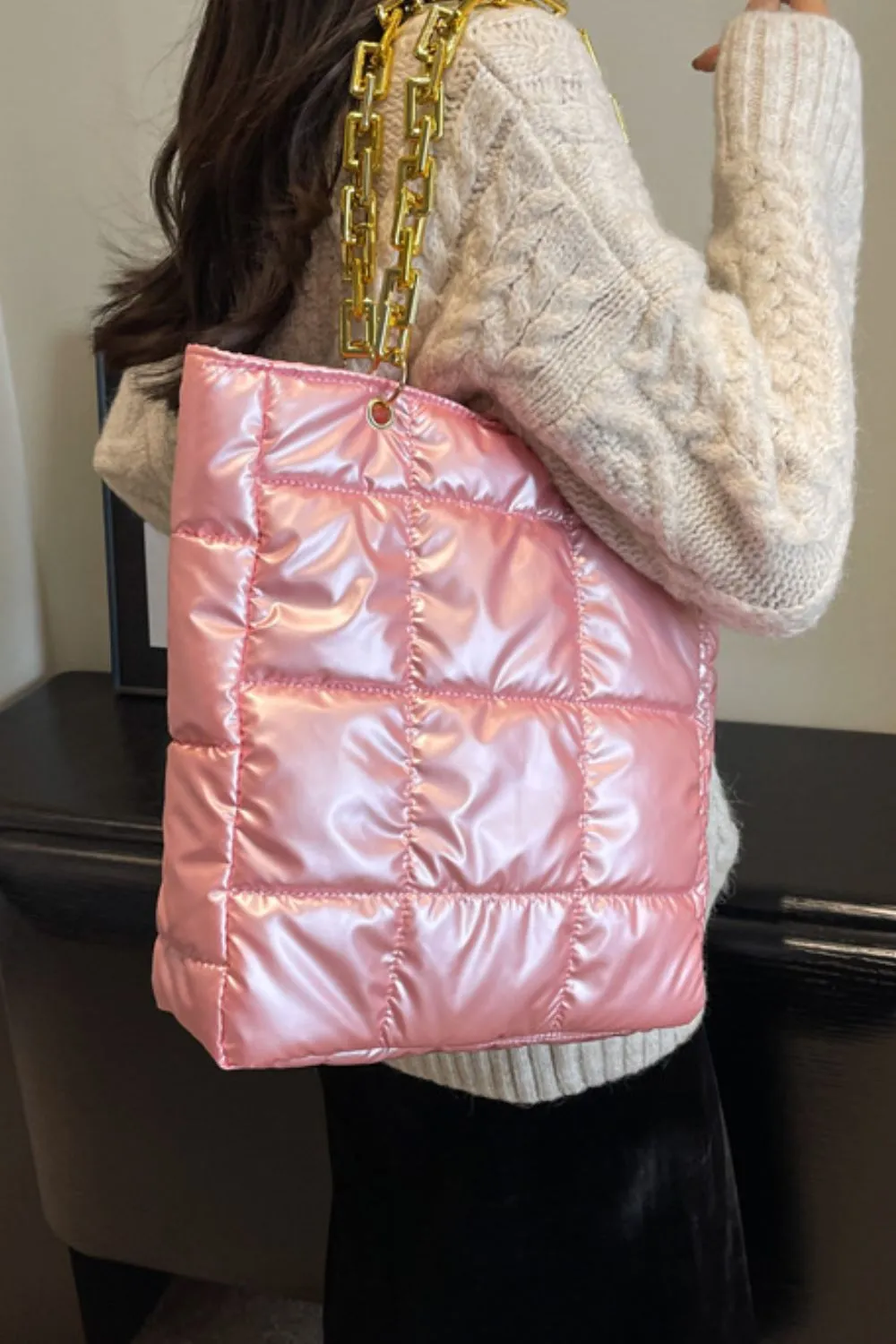 Bubble Texture Chain Handbag, image 10