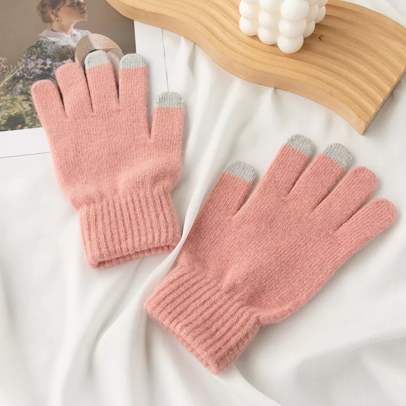Touchscreen Knit Gloves, image 3