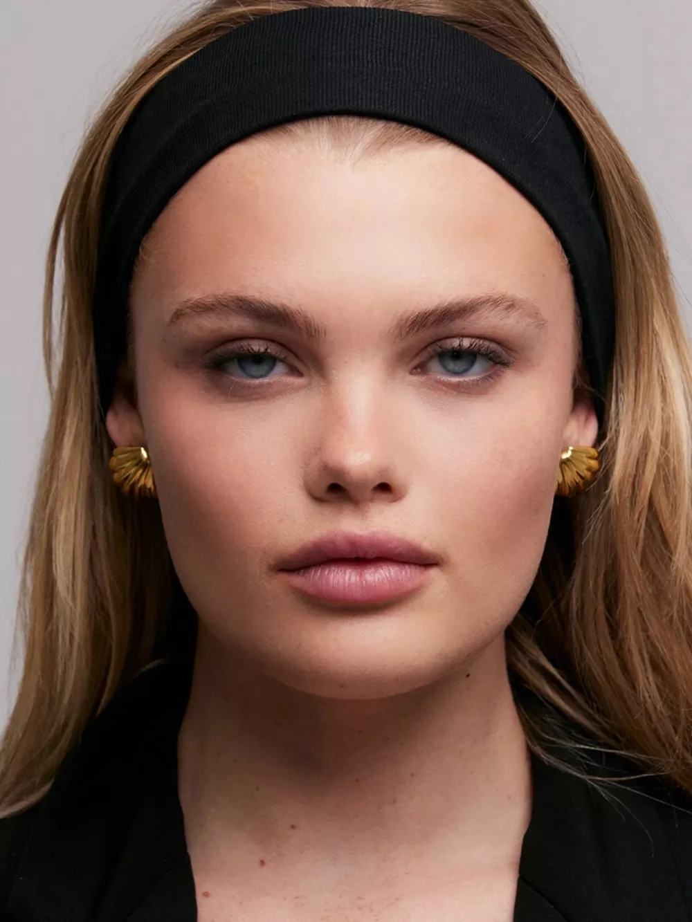 18K Gold-Plated Stainless Steel Shell Stud Earrings, image 5