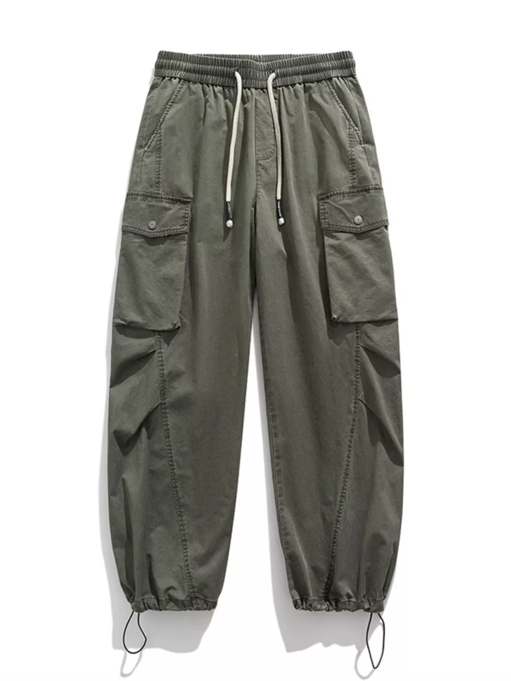 Men's Plus Size Casual Loose Fit Cargo Pants, image 13