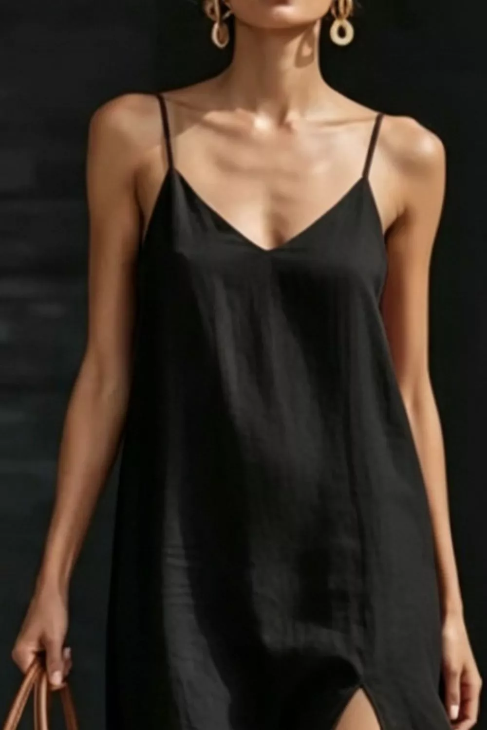Slit V-Neck Maxi Dress, image 12