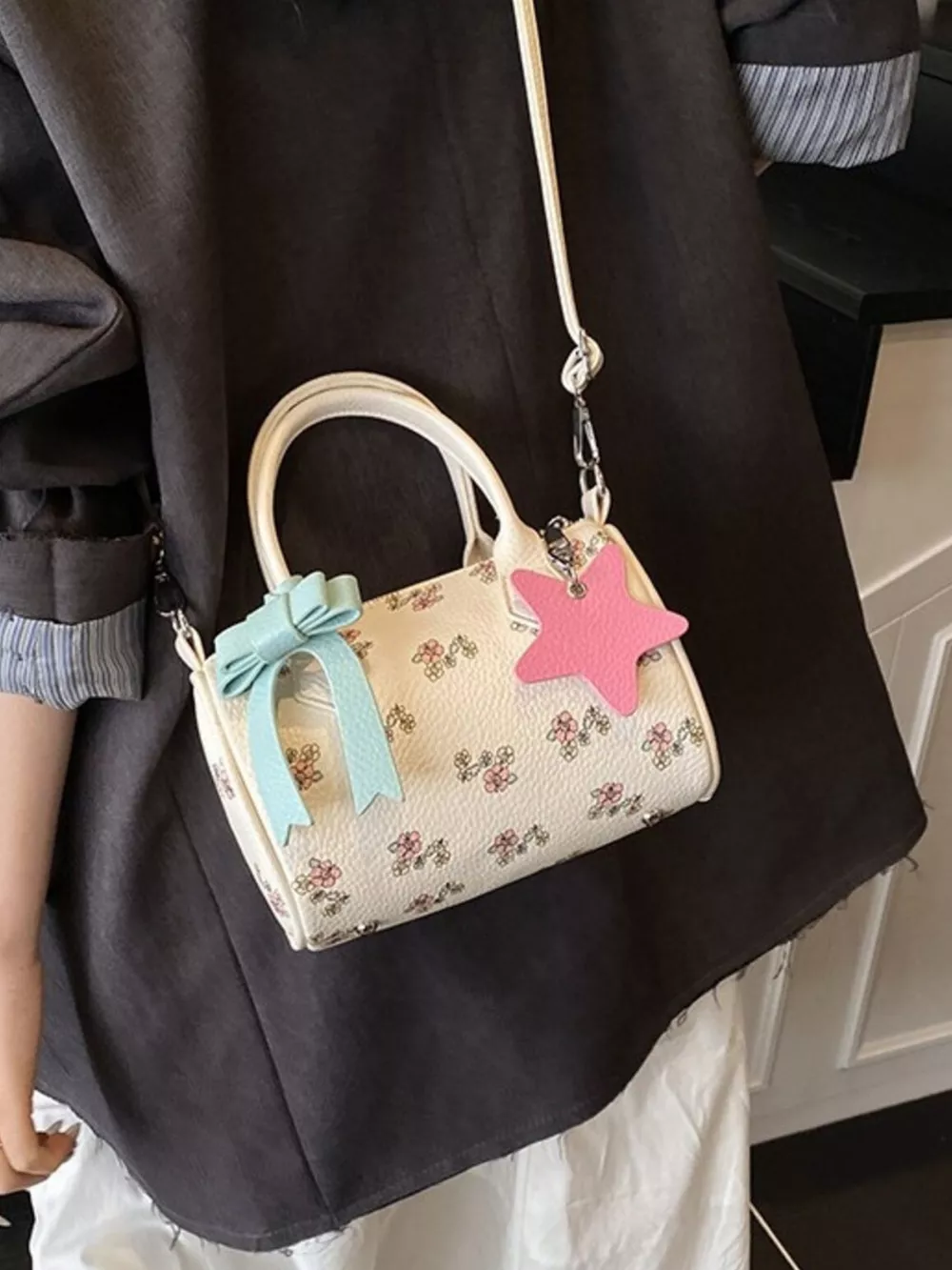 Floral Print Crossbody Bag, image 2
