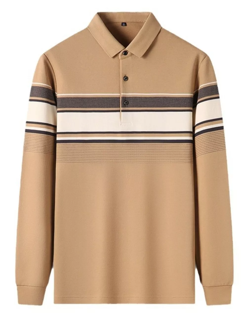 Men's Plus Size Button Detail Short Sleeve Polo, image 6