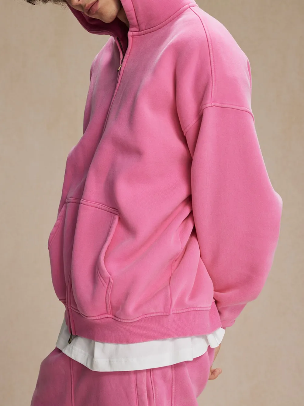 Men's Zip-Up Hoodie with Kangaroo Pocket, image 11