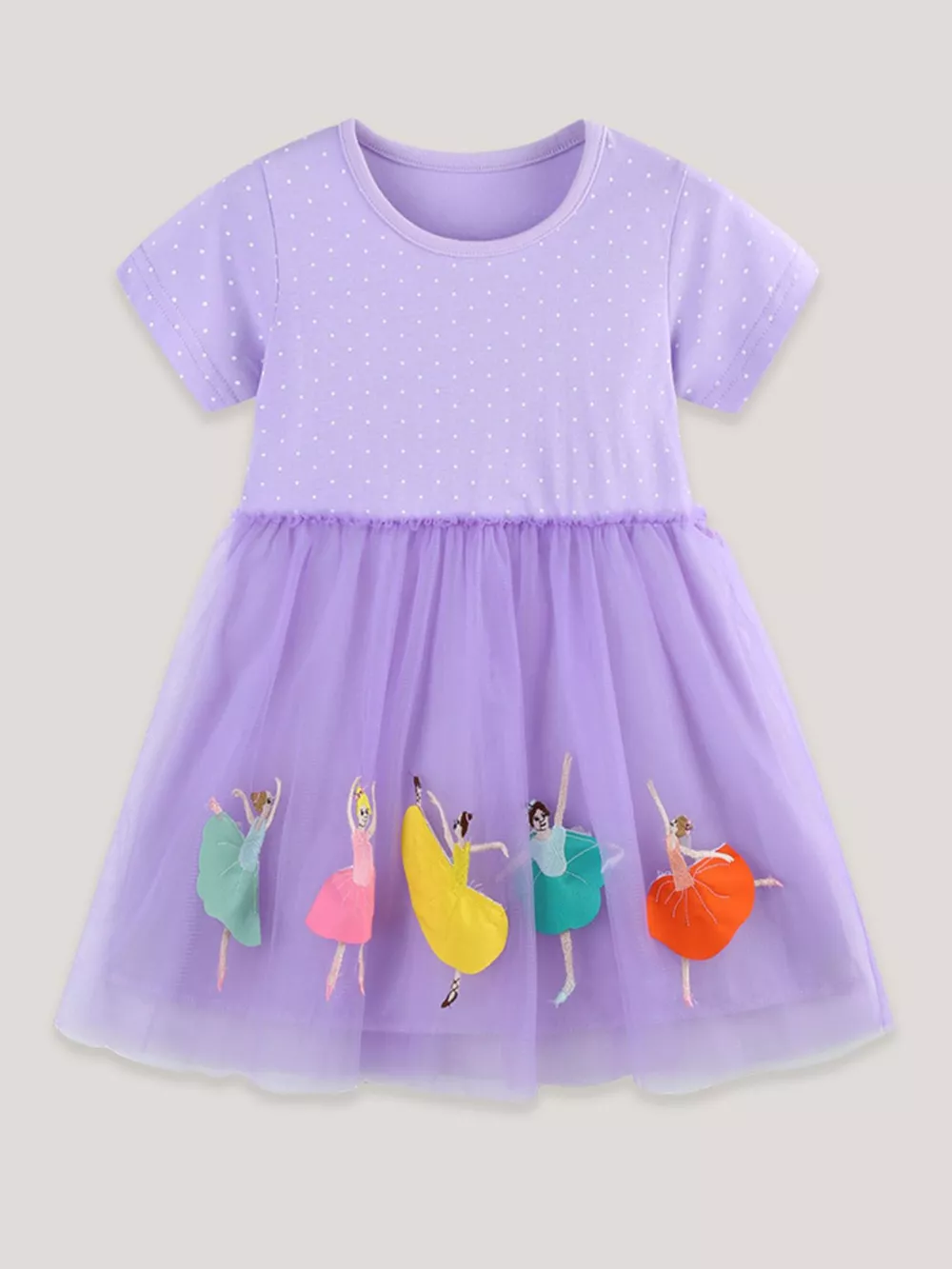 Children's Ballet Dancer Embroidered Tulle Dress, image 2
