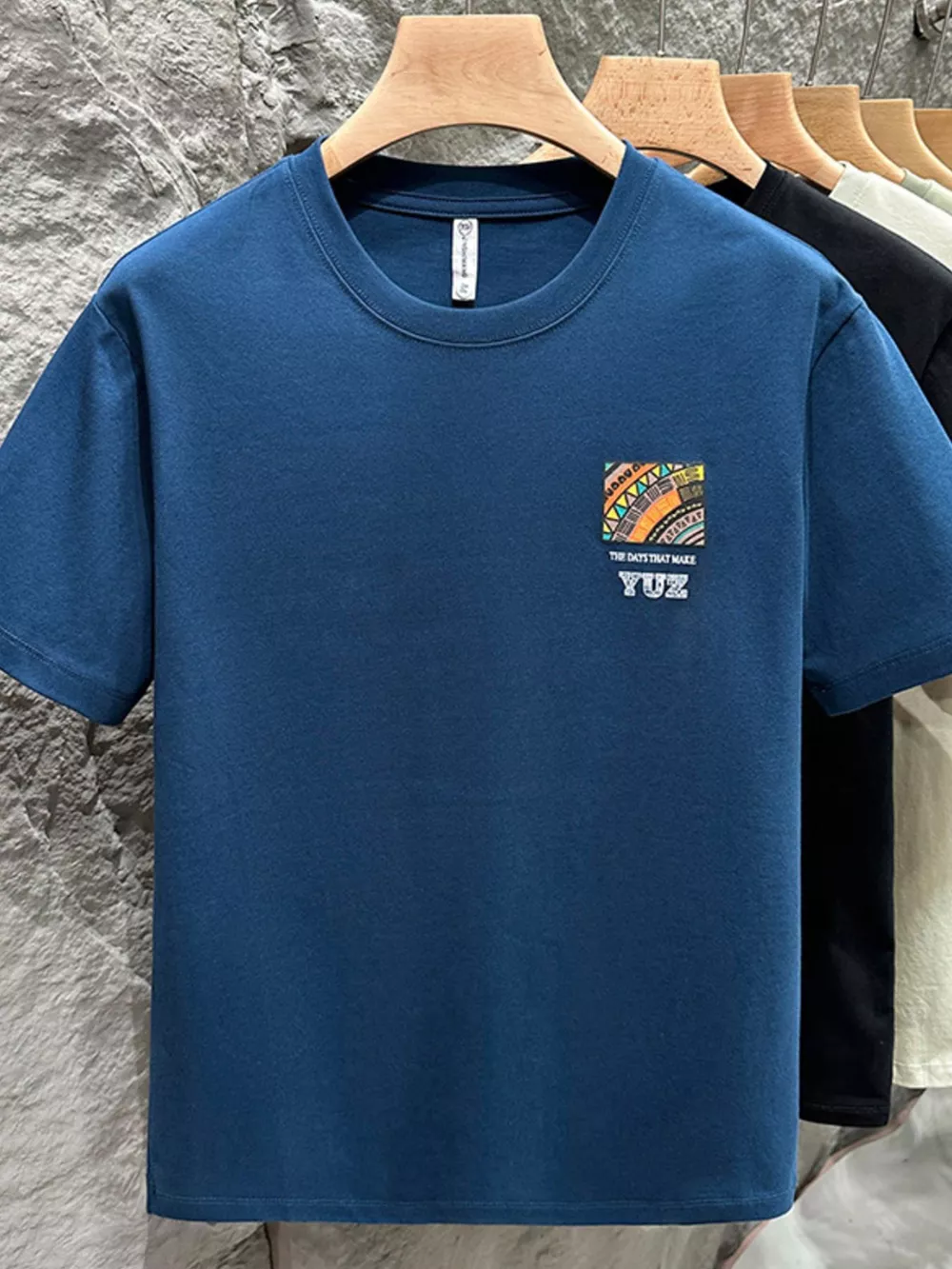 Men's Plus Size Graphic Cotton Short Sleeve T-Shirt, image 9