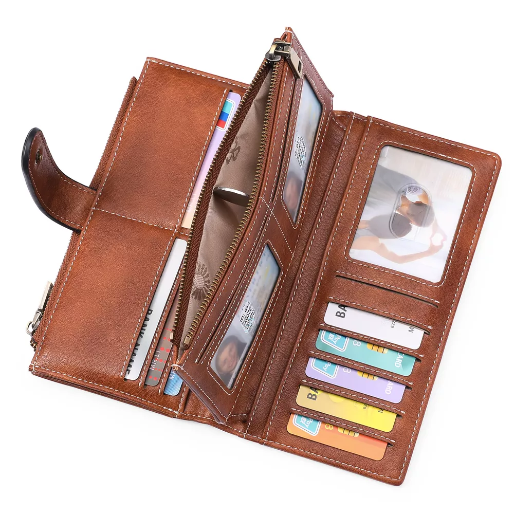 Vintage Style Leather Wallet, image 2