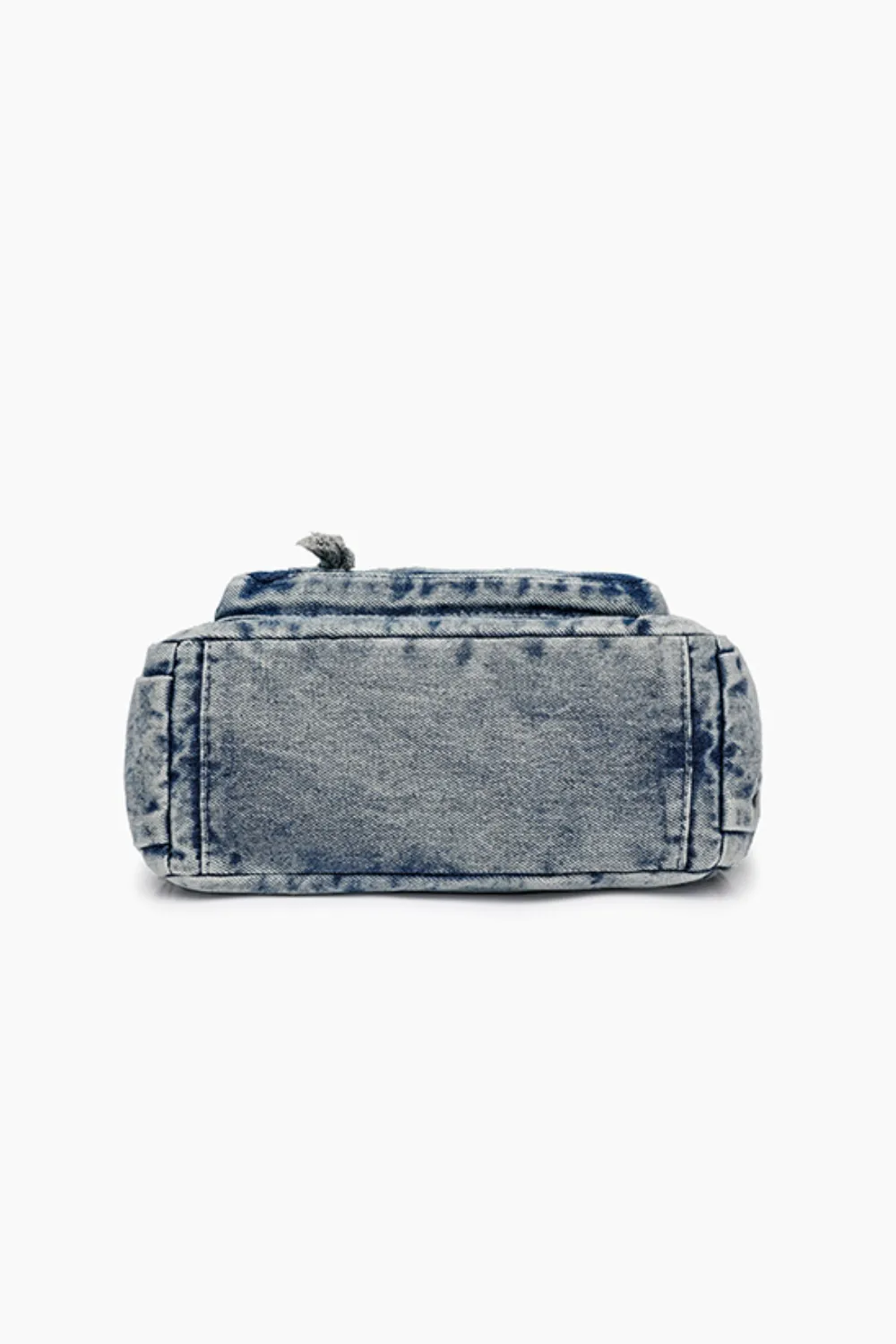 Adjustable Strap Denim Crossbody Bag, image 5