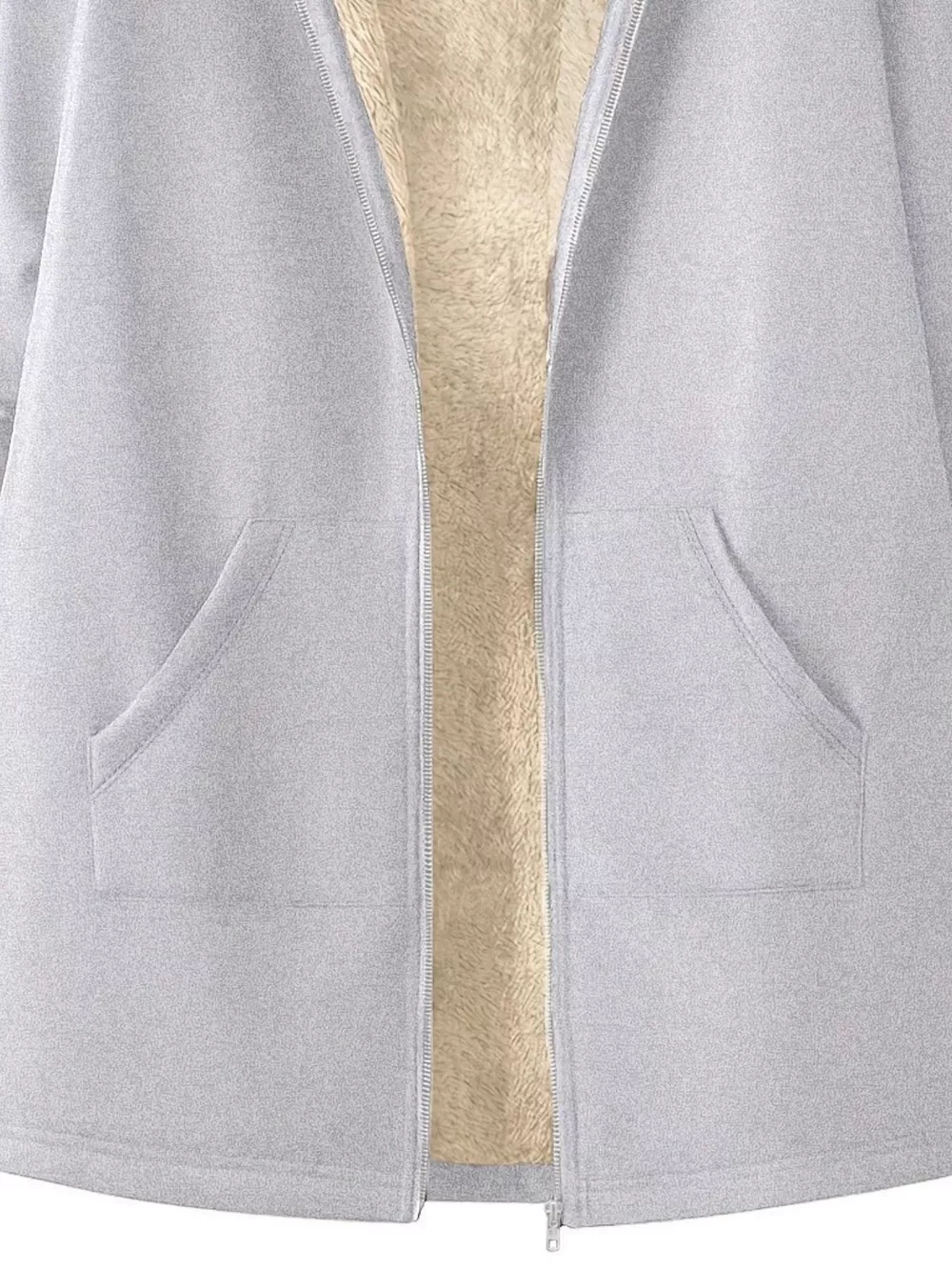 Fleece-Lined Zip Up Hooded Outerwear, image 15