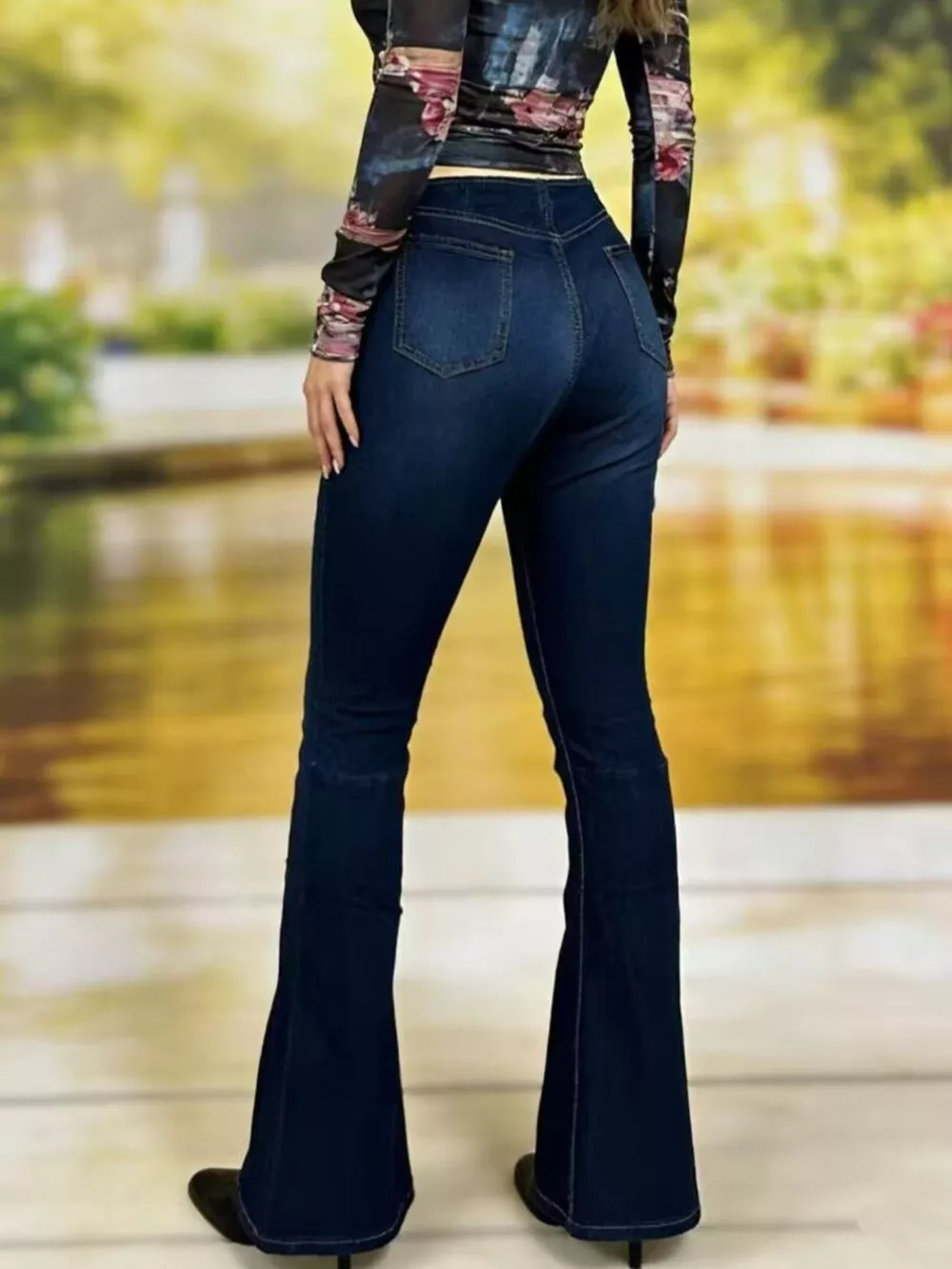 High-Waisted Flare Jeans, image 11