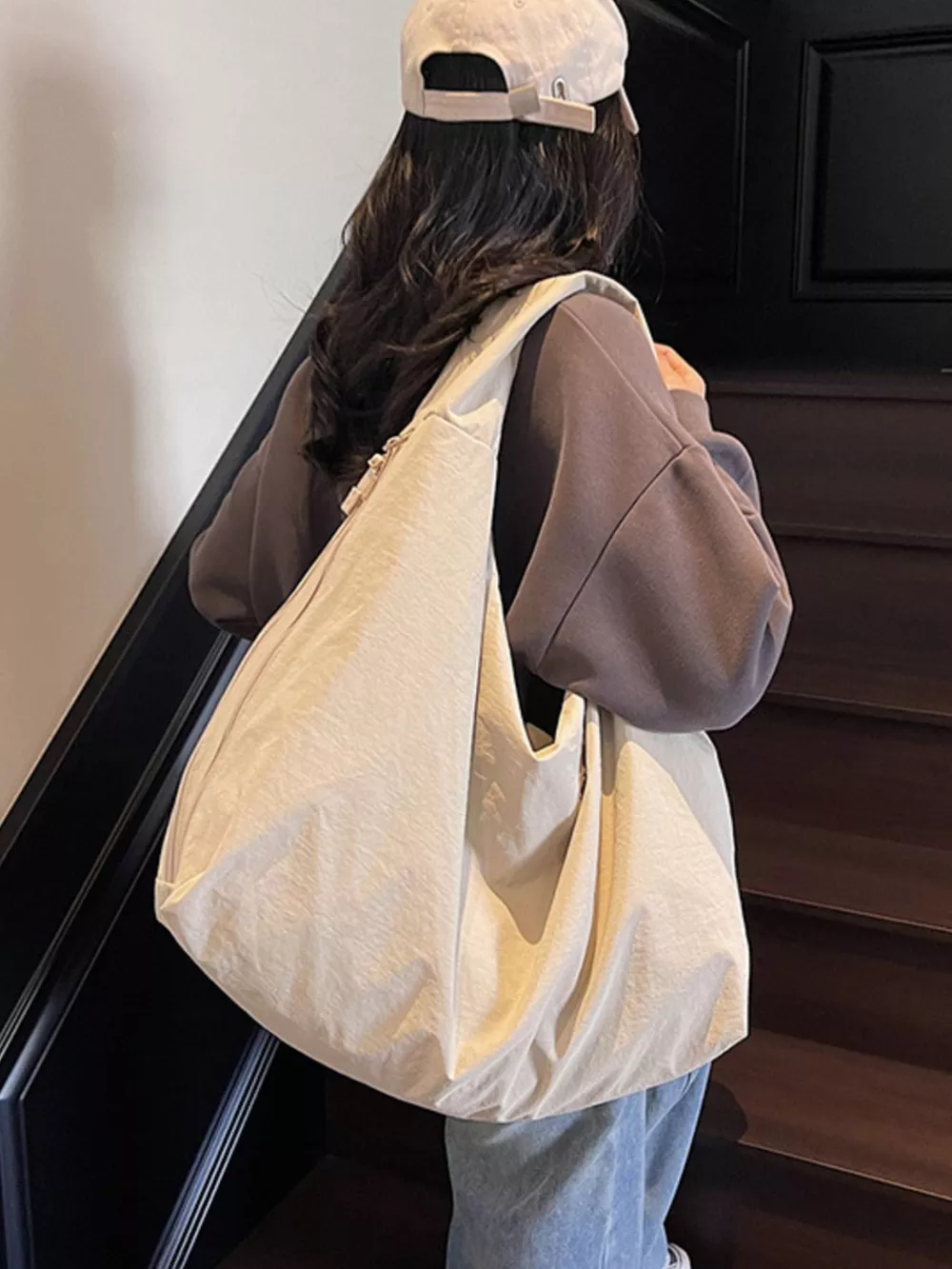Casual Lightweight Nylon Handbag, image 7