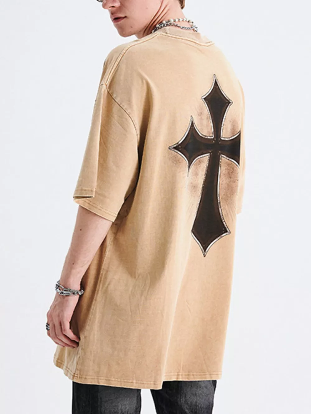 Men's Round Neck Half Sleeve T-Shirt, image 2