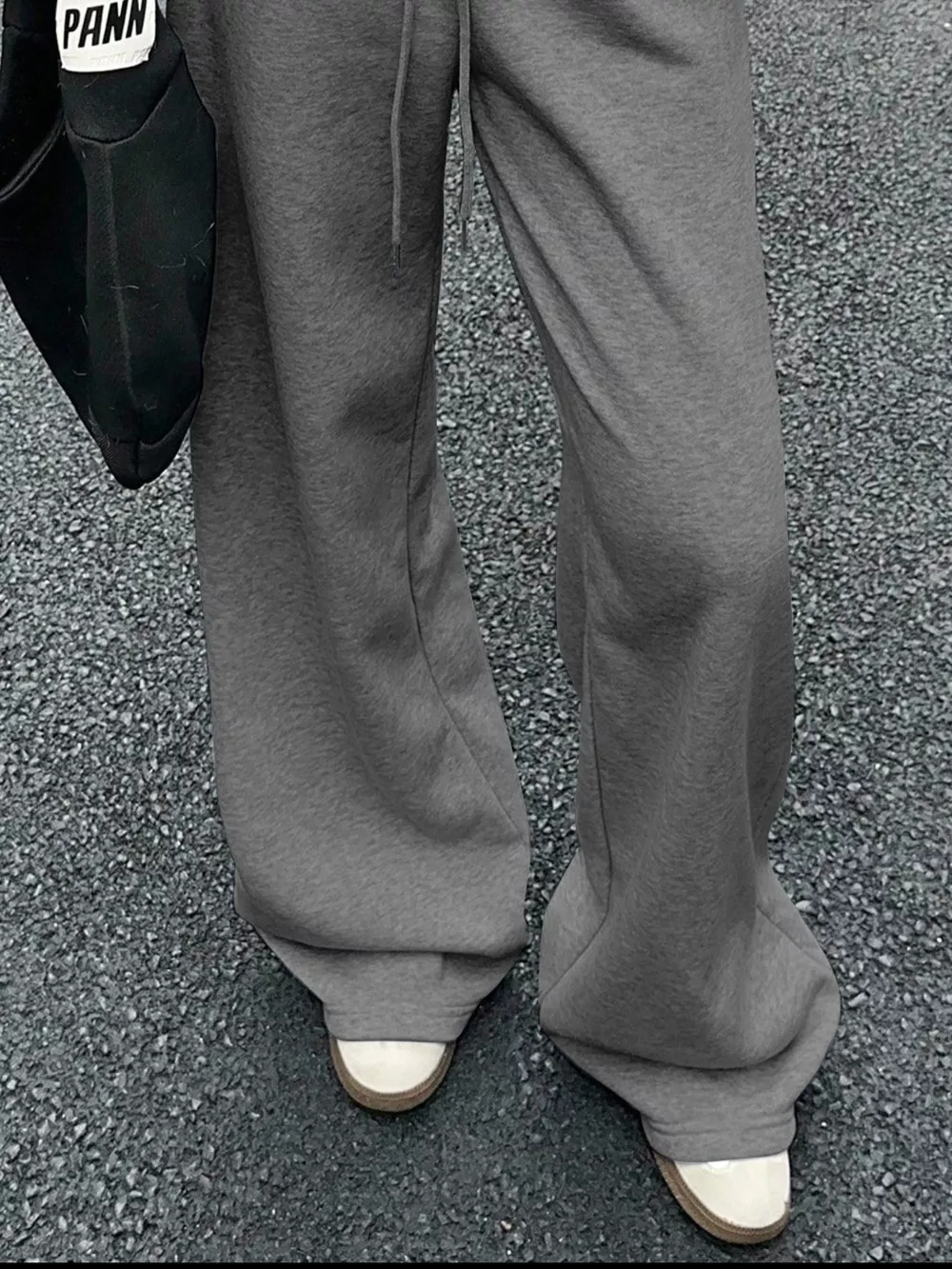 Wide Leg Drawstring Sweatpants, image 2