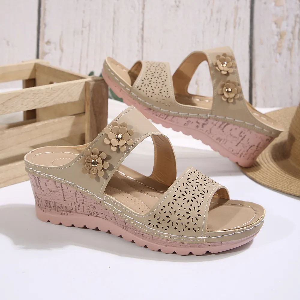 Open Toe Wedge Sandals, image 8