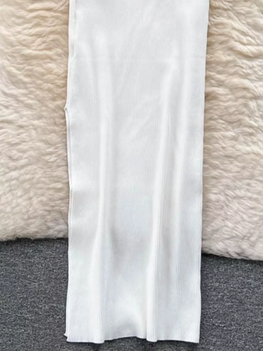 Knot Back Sleeveless Knit Bodycon Midi Dres, image 30
