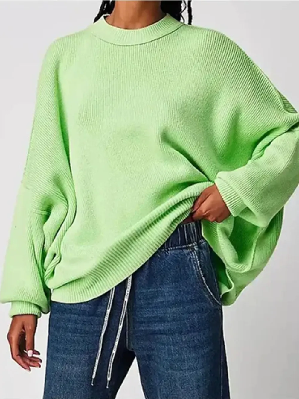 Round Neck Long Sleeve Sweater, image 32