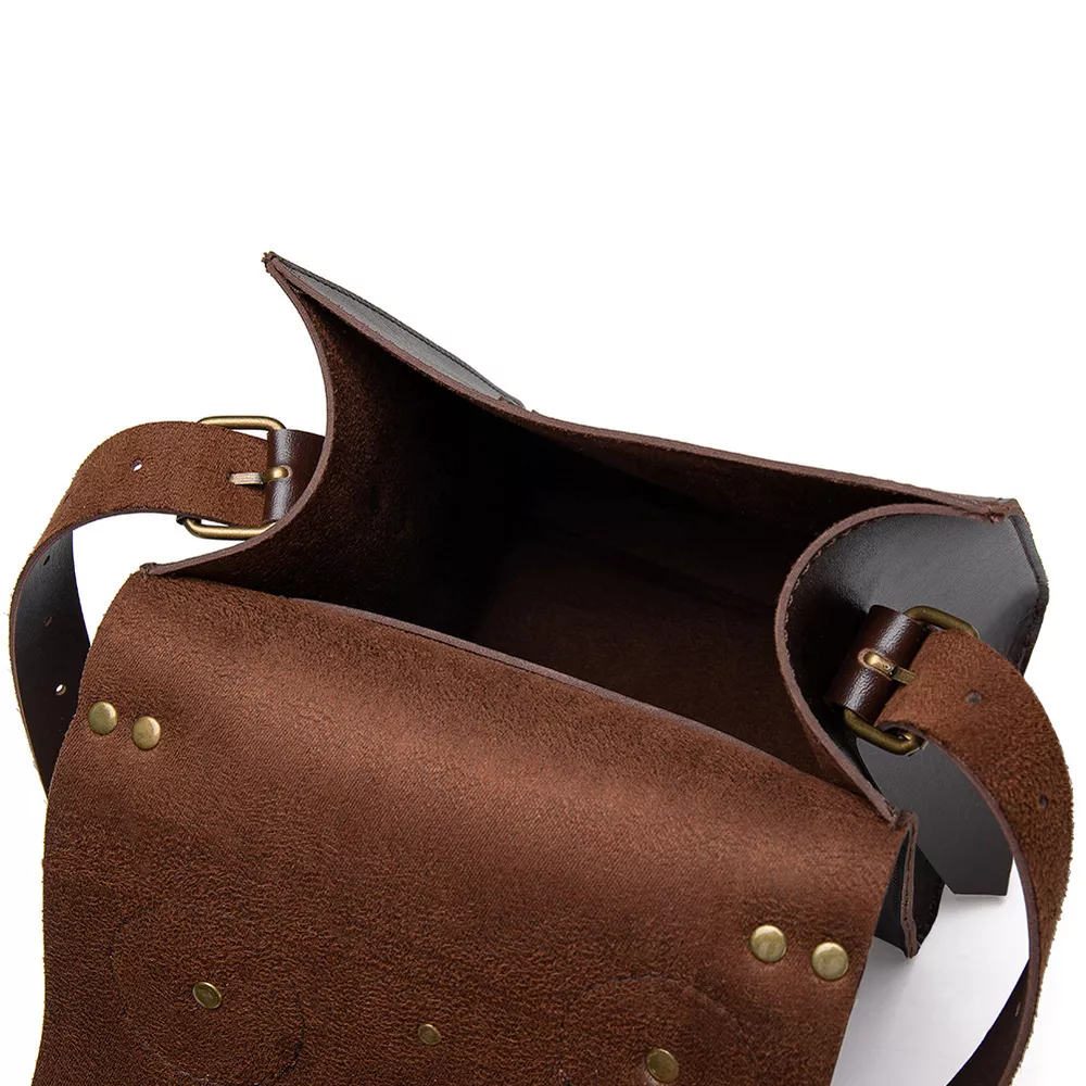 Steampunk Gear Decorated Crossbody Bag, image 2