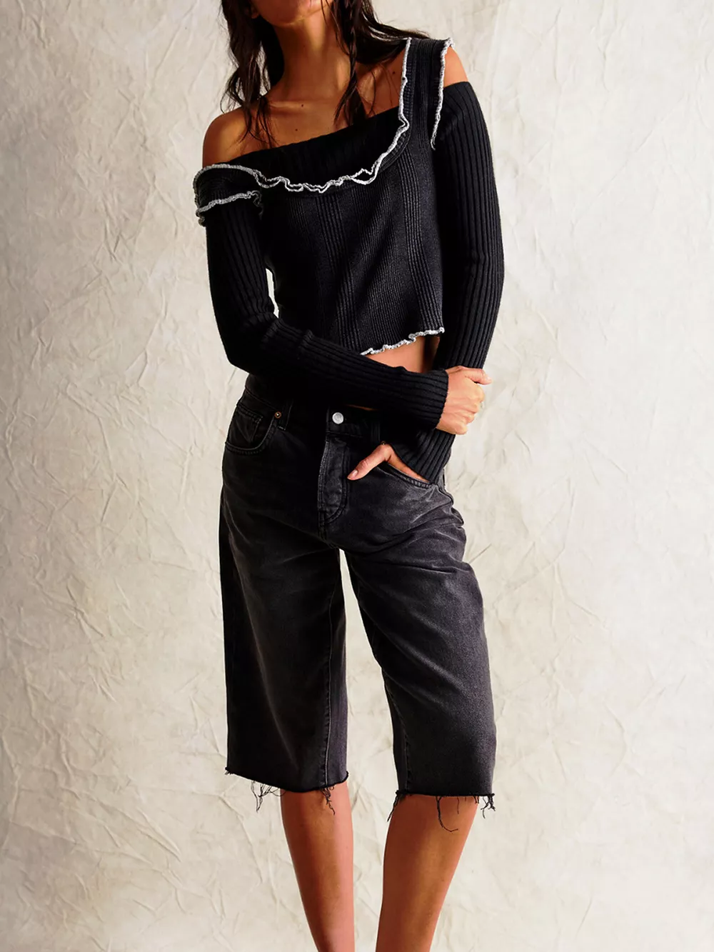 Lettuce Trim Square Neck Tank, image 4