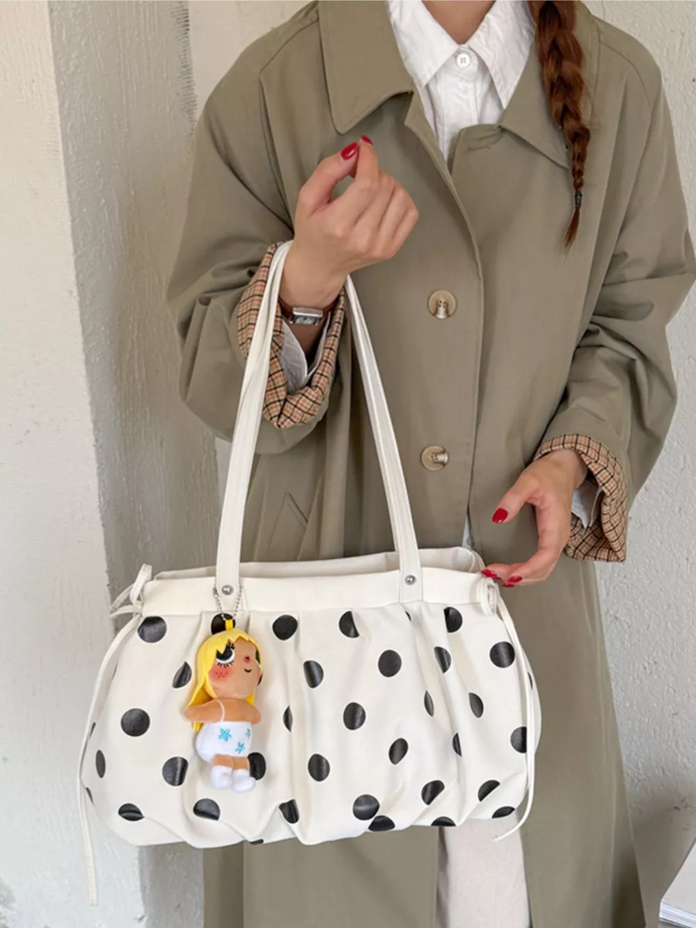Polka Dot Shoulder Bag, image 13