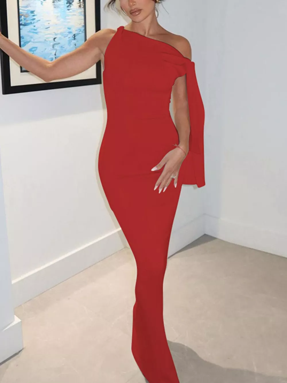 Sleeveless Maxi Dress with Draping Detail, image 21