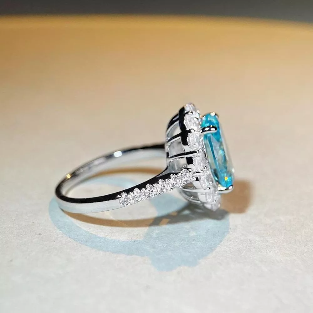 925 Sterling Silver Zircon Ring, image 4