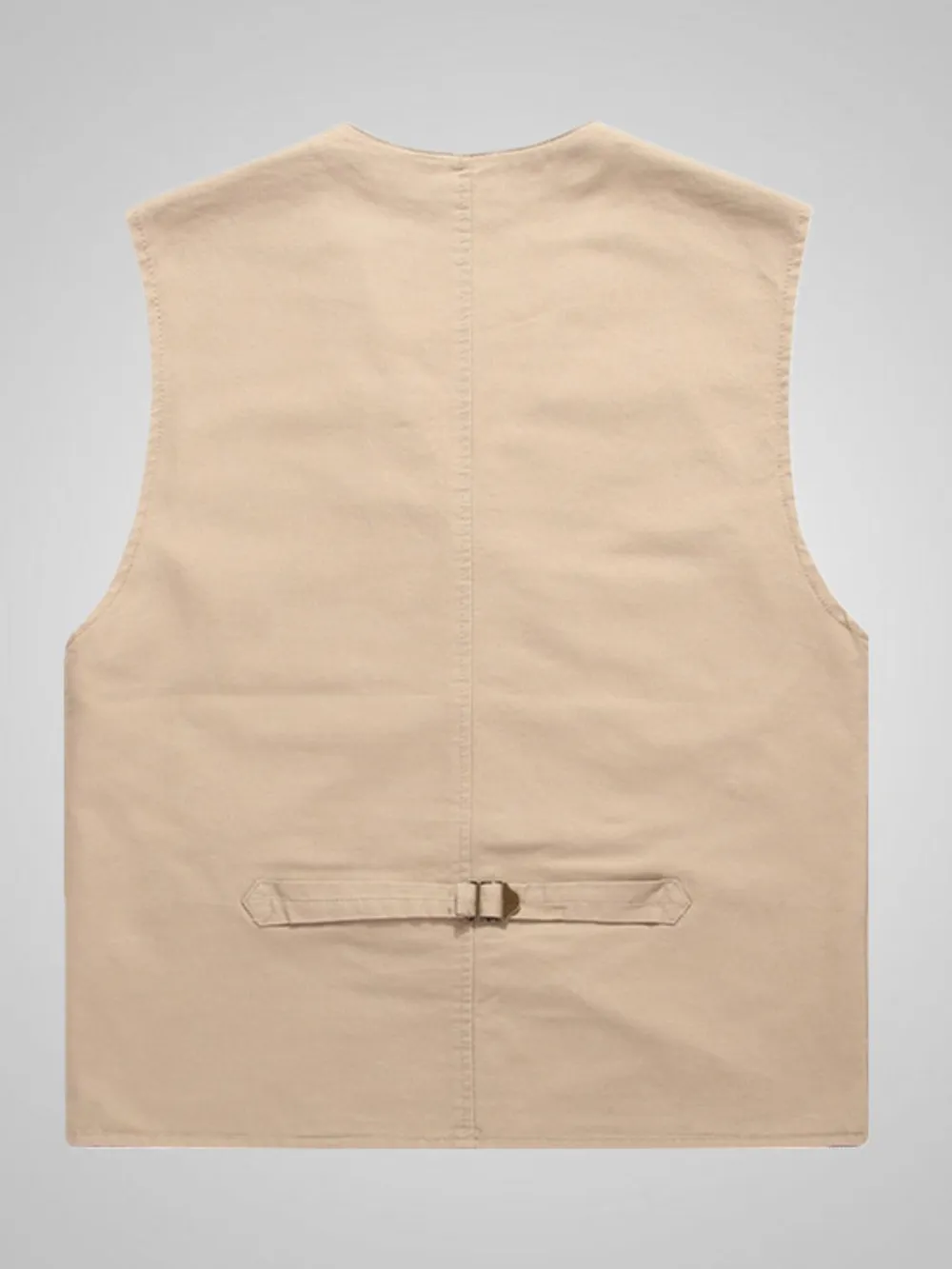 Men's Plus Size Button Up Vest, image 4