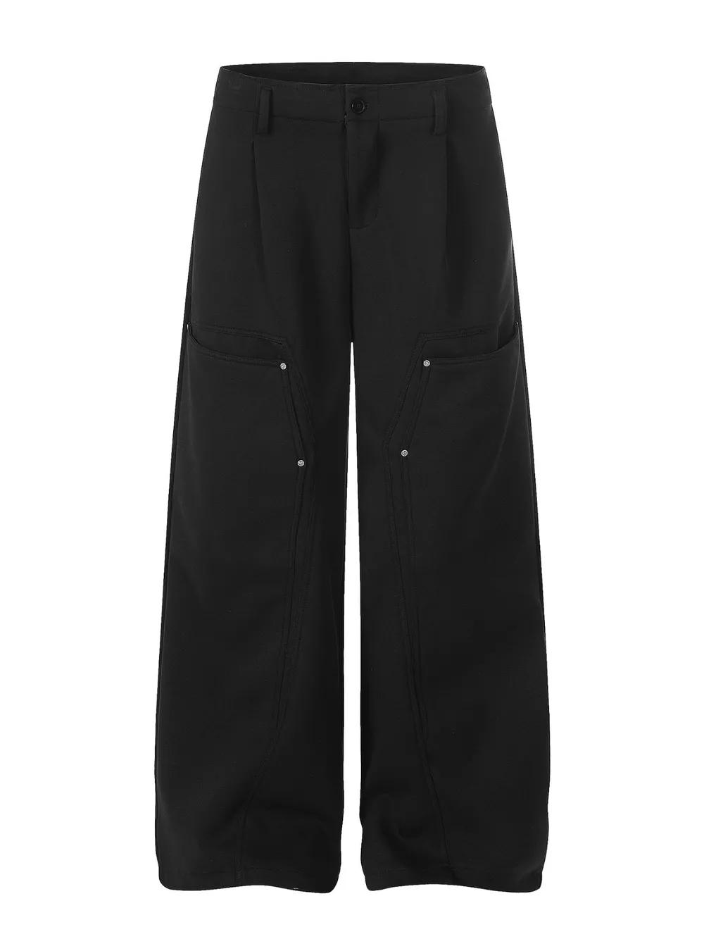 Men's Wide Leg Pants with Pockets, image 7