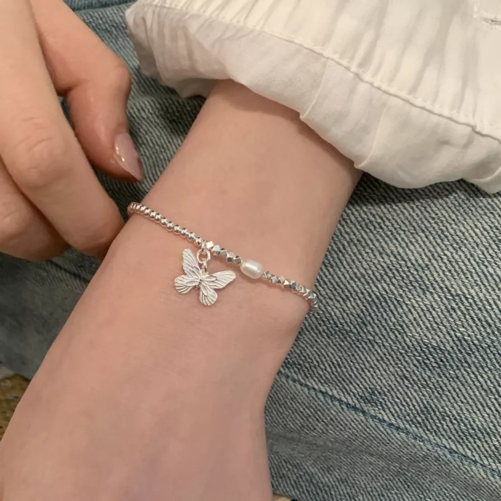 925 Sterling Silver Butterfly Bracelet
