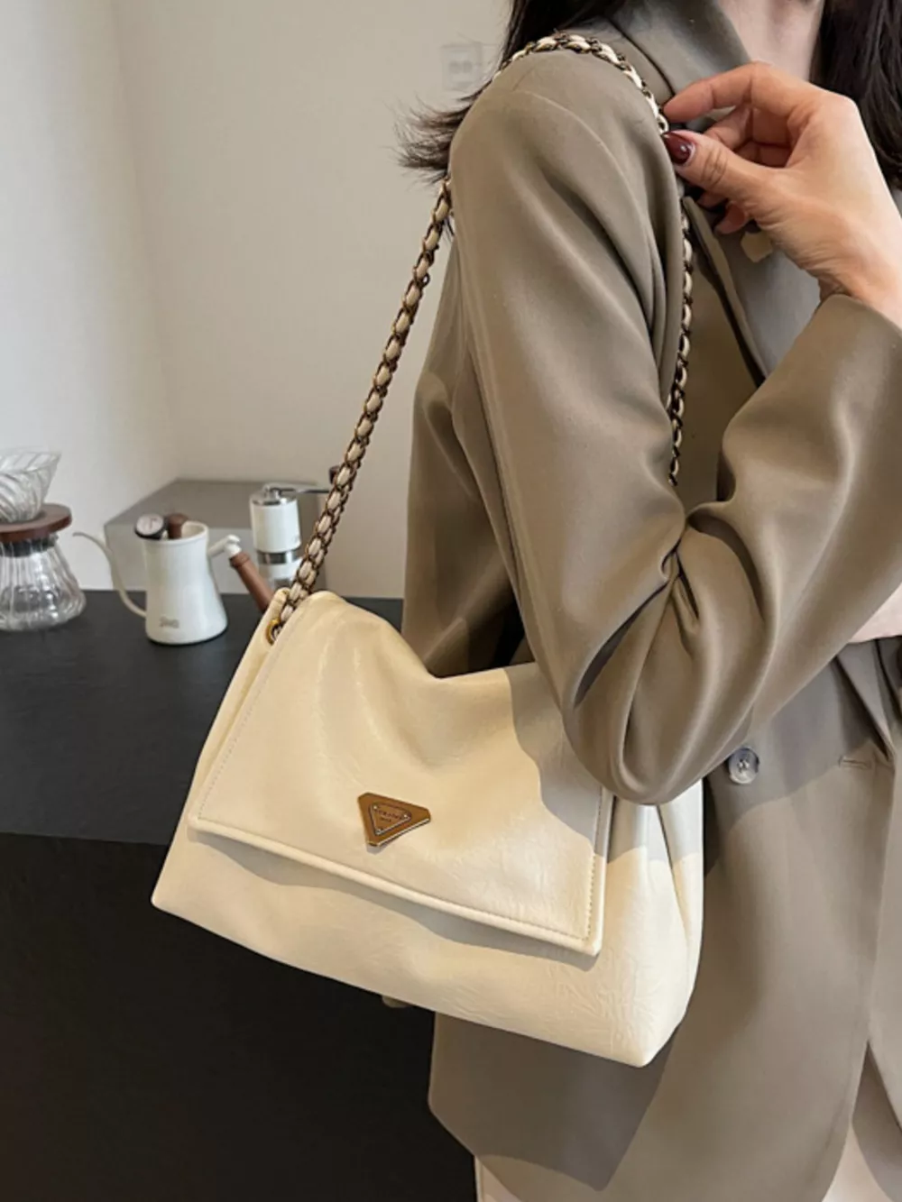 Flap Chain Shoulder Bag, image 7