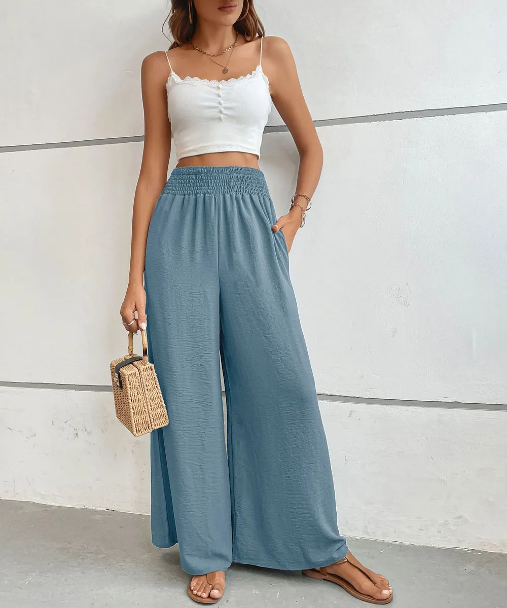 High-Waisted Wide Leg Pants, image 5