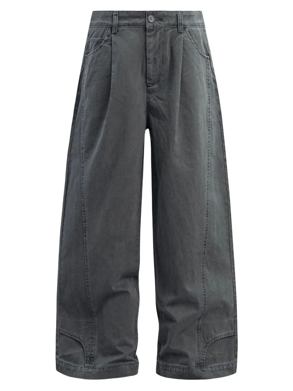 Men's Wide Leg Vintage Washed Pants