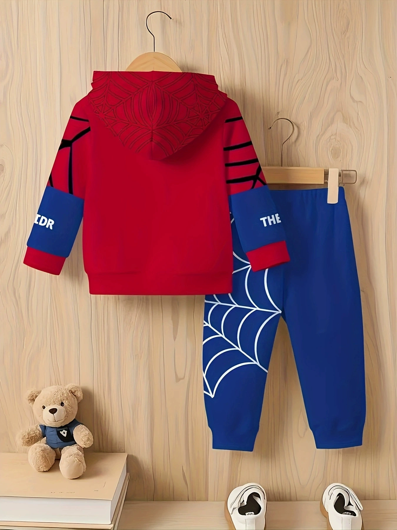 Children's Spider Web Hoodie and Pants Set, image 4