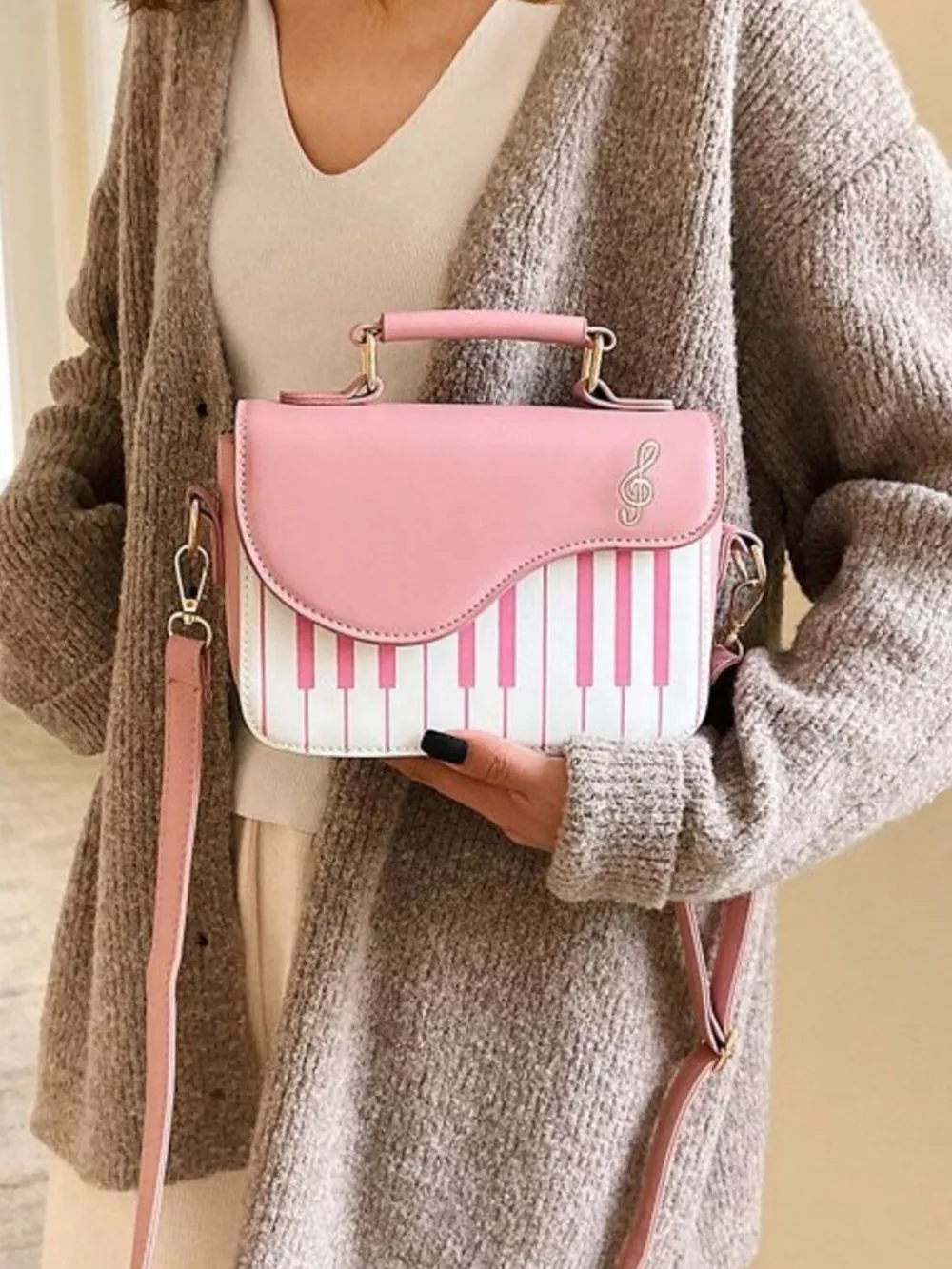 Piano Keys Crossbody Bag, image 2