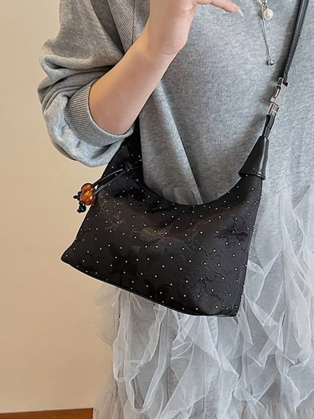 Polka Dot Crossbody Bag, image 4