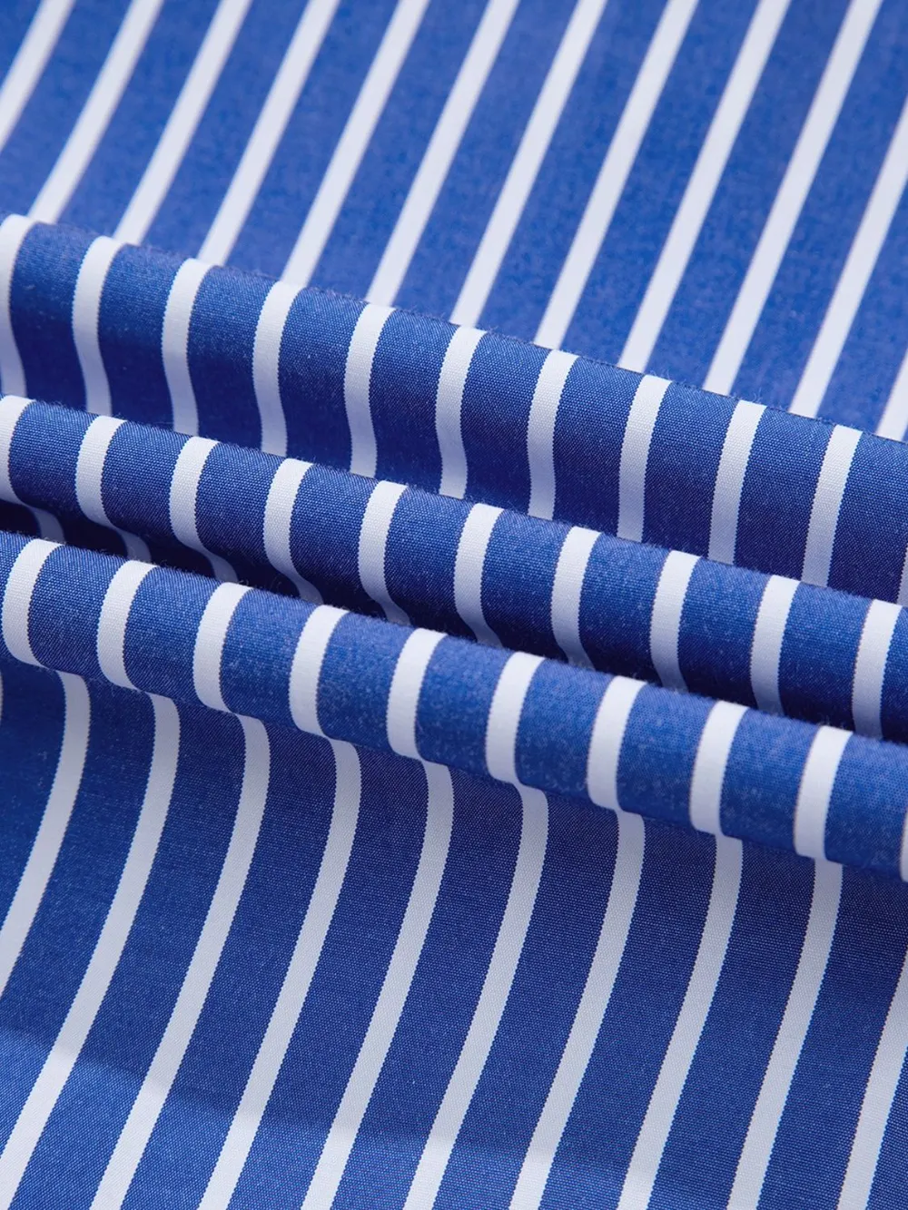 Stripe Tied Front Puff Short Sleeve Top, image 2