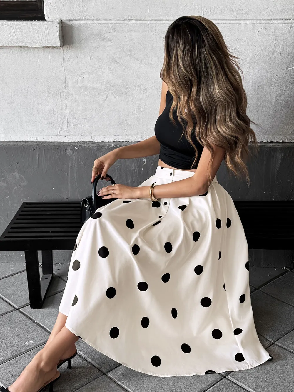Polka Dot Skirt, image 3