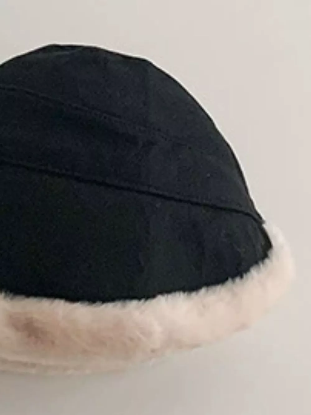 Children's Warm Plush Trim Bucket Hat, image 6