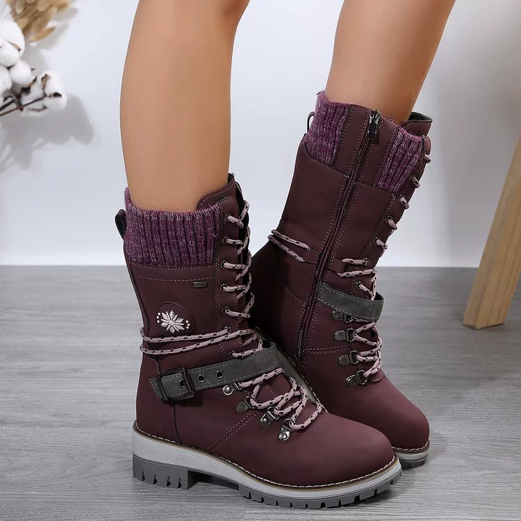 Lace Up Block Heel Boots, image 18