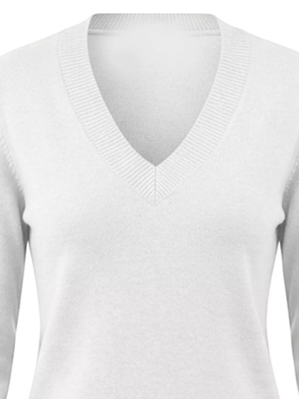 V-Neck Long Sleeve Sweater w, image 9