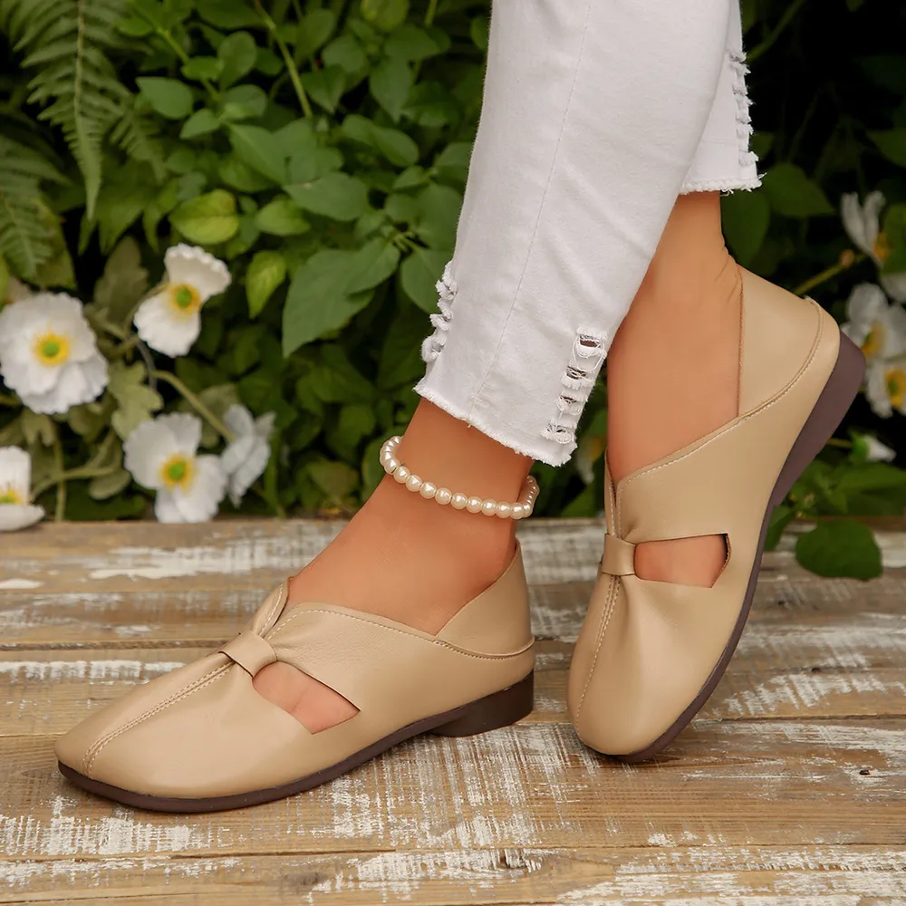 Cutout Flat Sandals, image 2