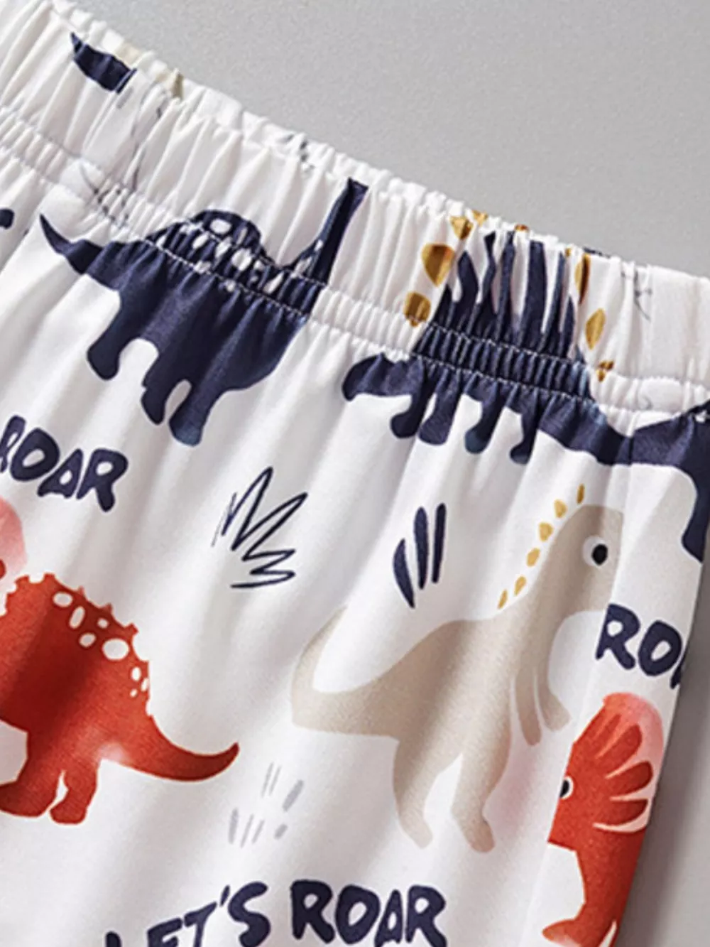 Children's Dinosaur Print Tee and Shorts Set, image 4