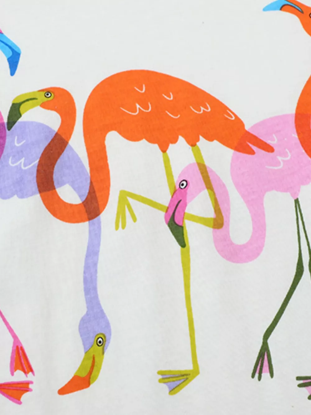 Children's Casual Flamingo Round Neck T-Shirt, image 2
