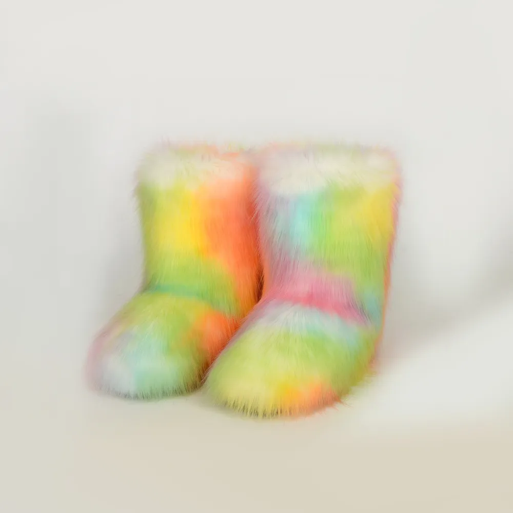 Thermal Fuzzy Platform Boots, image 4