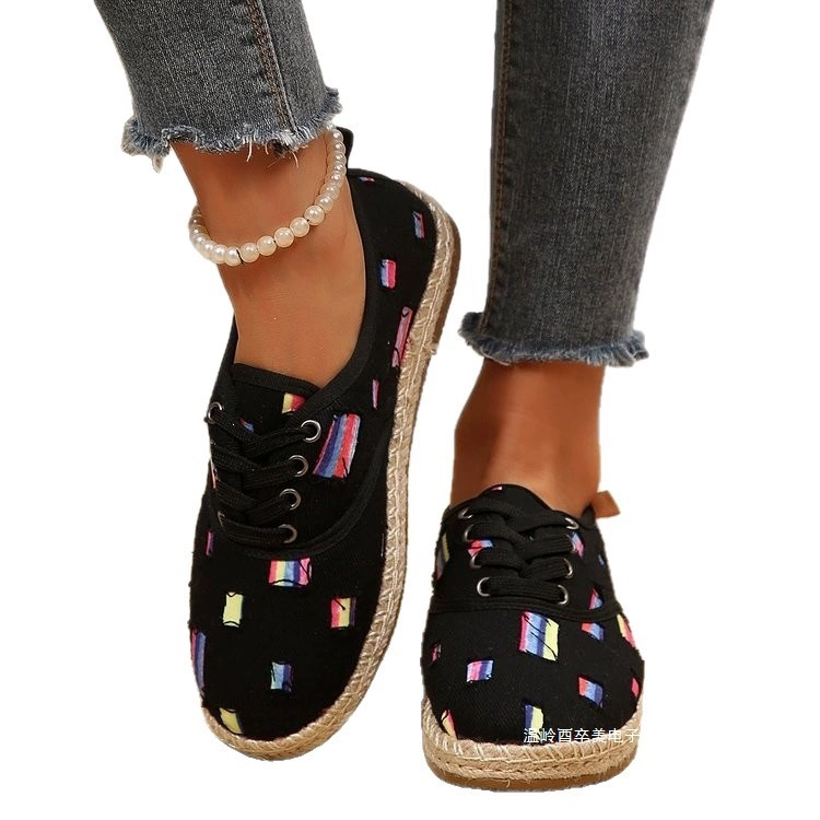 Round Toe Lace Up Sneakers, image 4