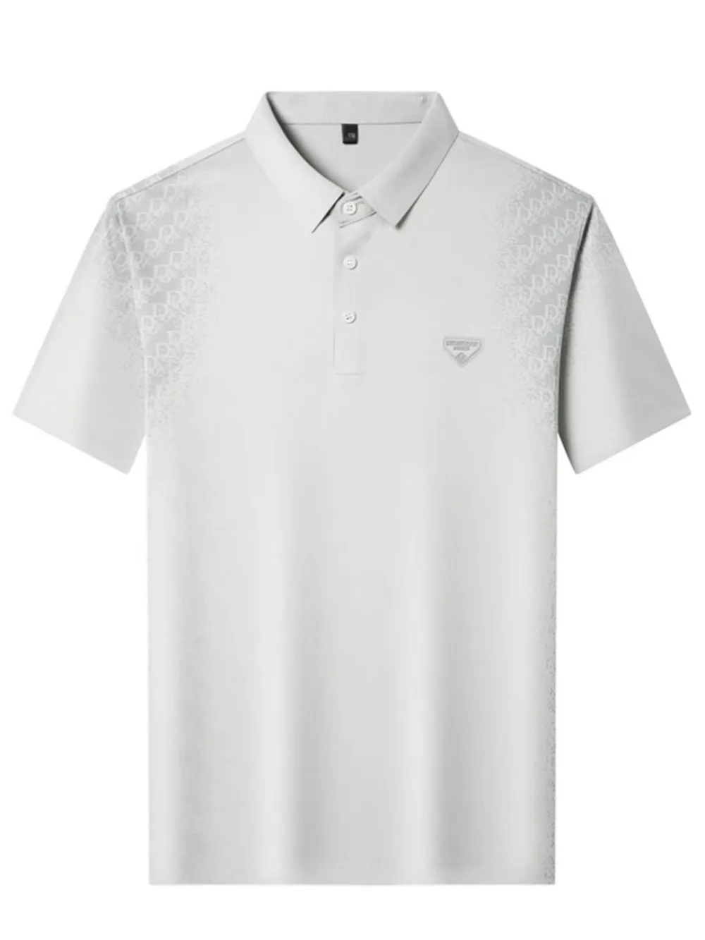 Men's Plus Size Button Detail Short Sleeve Polo, image 5