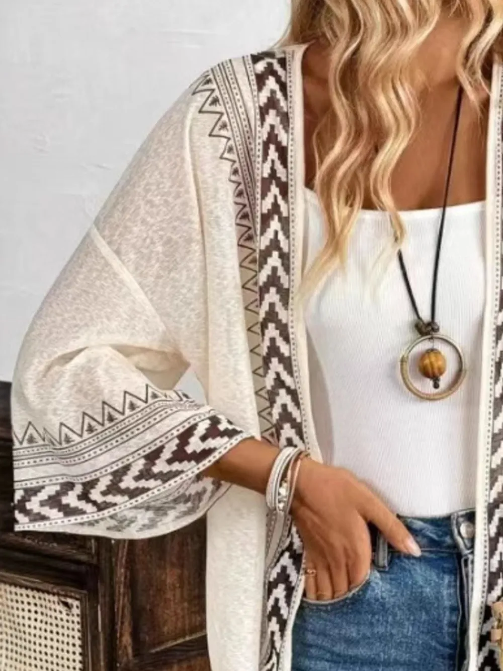 Open Front Kimono Cardigan, image 2